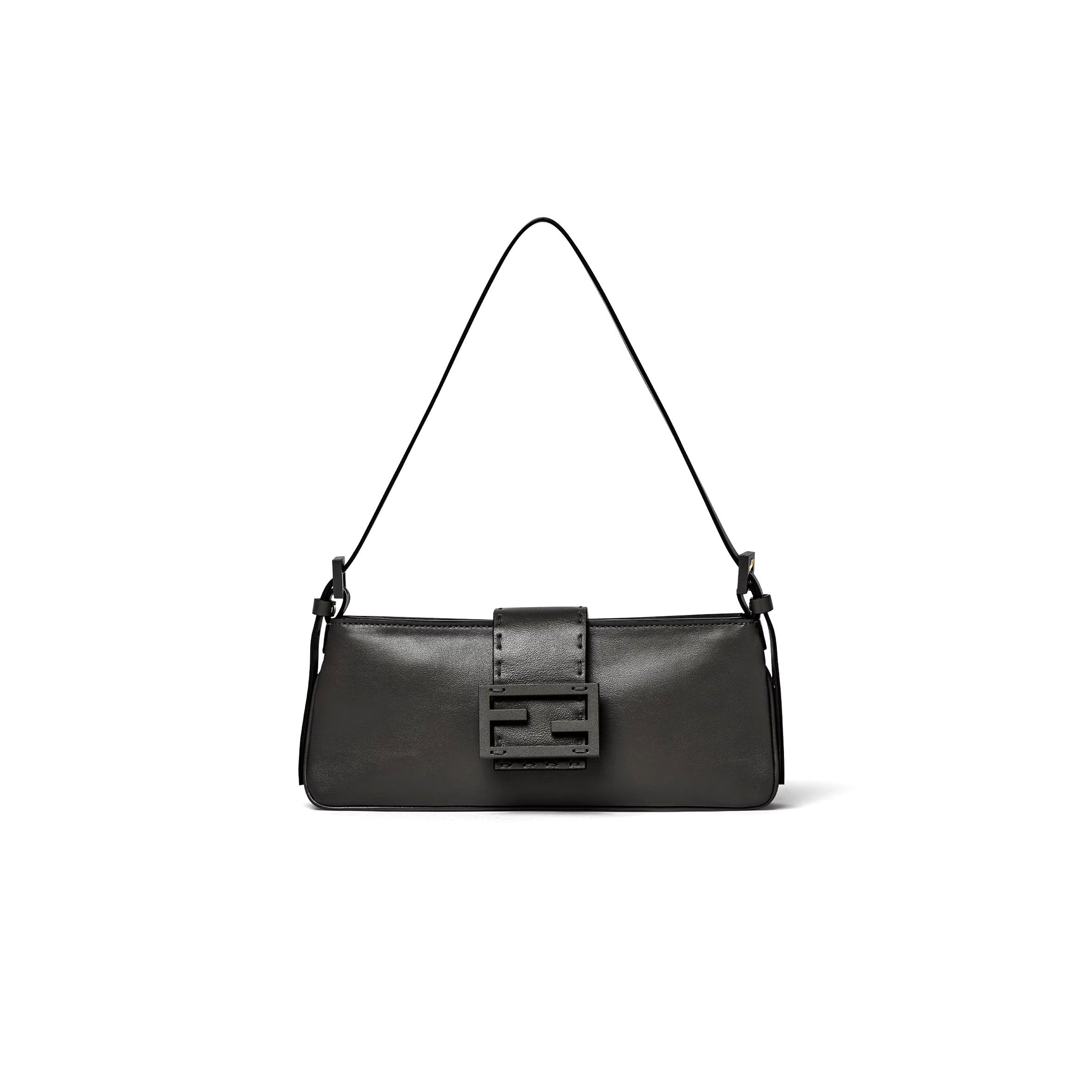 F**di baby b. black leather mini-bag 8bs117ayj1f0kur (25*10.5*3cm)